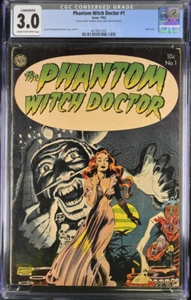 PHANTOM WITCH DOCTOR #1 1952 AVON RARE PRE-CODE HORROR COMIC BOOK CGC GRADED 3.0 - Bild 1 von 7