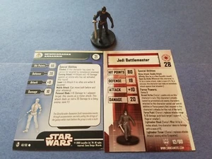 Star Wars Miniaturas Virtual + Tarjeta Regular Jedi Battlemaster - Imagen 1 de 1