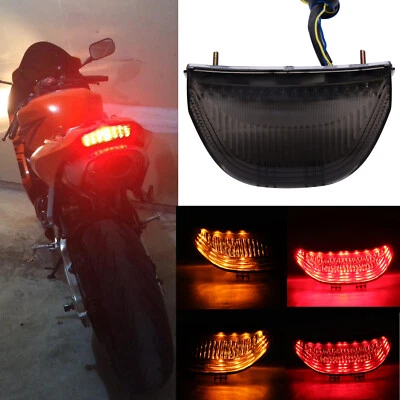 LED Tail Light Integrated Turn Signals For Honda CBR1000RR 2004 2005 2006 2007 - Image 1 of 4