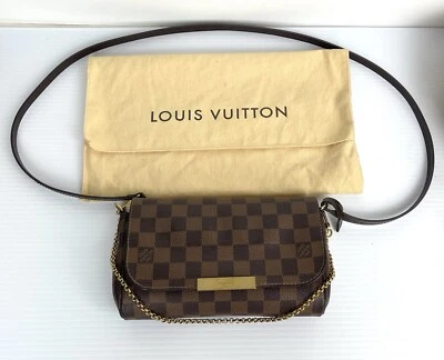 Auténtico Louis Vuitton Favorito PM Damier Level Bandolera Bolso sin asas Bolso de mano Foto 1 de 4
