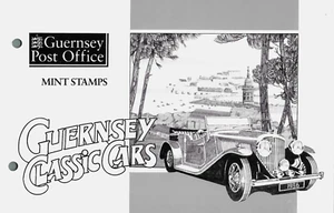 GUERNSEY 1994 CLASSIC CARS SET OF 5 Presentation Pack + FDC - Picture 1 of 12