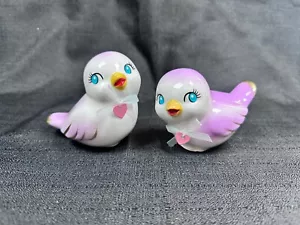 NUOVO Target Spritz 2025 San Valentino 3” Ceramica Retrò Love Birds Set di 2 Viola - Foto 1 di 3