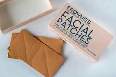 Frownies Facial Patches for Forehead & Between Eyes, Smooths Fine Wrinkles 144pc