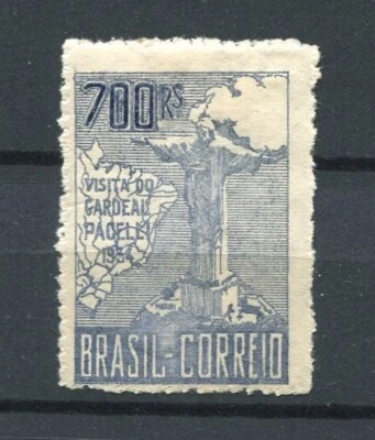 Stamps Warehouse - Brazil - Scott #393 Second printing - MH - Image 1 of 3