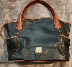 Dooney & Bourke Archives 2009 Pebble Leather Kristen Tote Navy BLAU - Bild 1 von 23