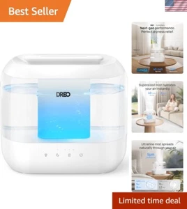 Supersized 4L Ultrasonic Humidifier for Bedroom with Aromatherapy & 32H Runtime - Picture 1 of 11