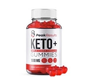(1 Pack) Peak Results Keto + ACV Gummies Formula for Weight Loss (60 Gummies) - Picture 1 of 1