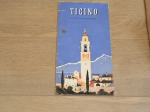 travel brochure from Ticino canton in Switzerland circa mid-1940's - Picture 1 of 3