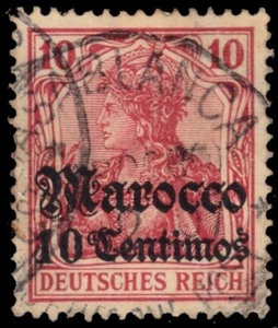 GERMAN OFFICES in MOROCCO 35 - Germania "1906 Provisional" (pb39299) - Picture 1 of 1
