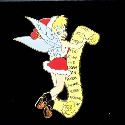 Disney Shopping - Jumbo Holiday Series - Santa Tinker Bell LE 300 Pin - Image 1 of 4
