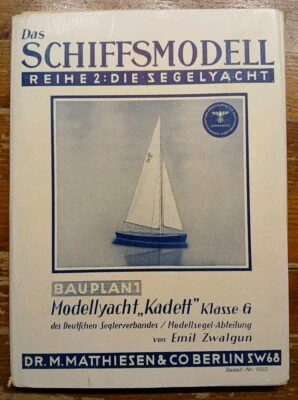 Das Schiffmodell Reihe2 Segelyacht Deutsches Kadett Klasse G Gebraucht  - Bild 1 von 2