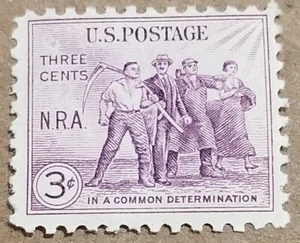 Scott 732 1933 3 Cent US Postage Stamp Mint NH OG - Picture 1 of 2