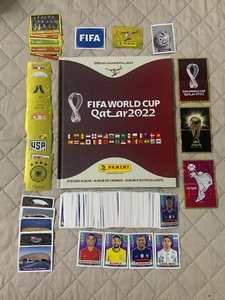 Panini Hardcover 2022 Fifa World Cup Qatar Album + Complete 670 Sticker Set -NEU - Bild 1 von 3
