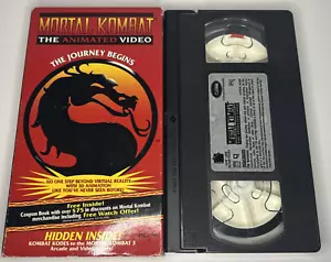 Mortal Kombat Animated Video The Journey Begins 1995 VHS Tape - Picture 1 of 8