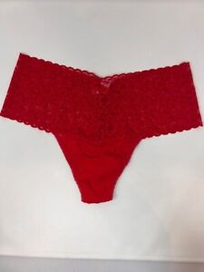 Hanky Panky RED Plus Size Retro Thong, US One Size MSRP $28.00