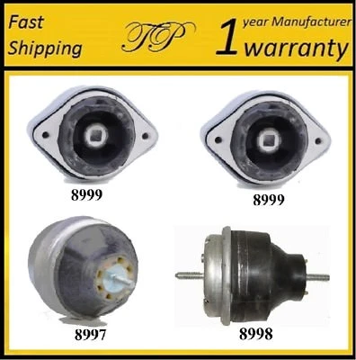 4 PCS FRONT MOTOR & TRANS MOUNT FOR 1998-2005 Volkswagen Passat 1.8L - Image 1 of 4