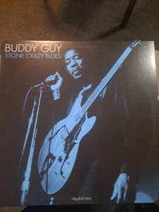 vinyl records.Buddy Guy-stone crazy Blues. BLUE VINYL. - Picture 1 of 4