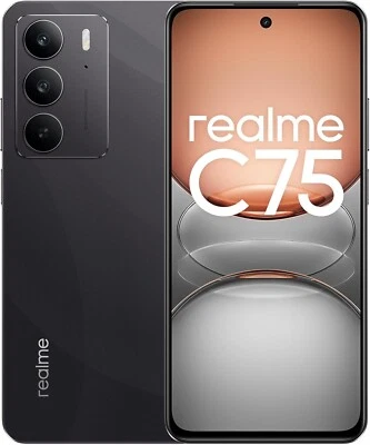 Realme C75 Nero 256GB Memoria 8GB Ram Display 6.72" 90Hz 50Mpx 6.000mAh 4G Black