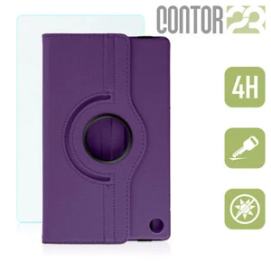 360° Schutzhülle Tasche +matte Folie PURPLE 10.1"Lenovo Tab M10 HD 2.Gen TB-X306 - Bild 1 von 11