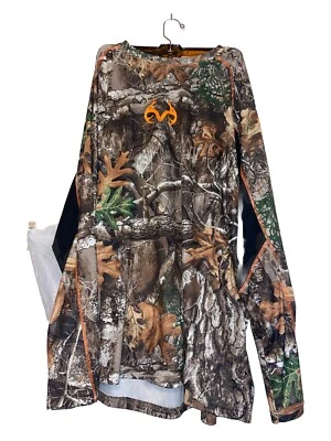 Realtree Edge  Men's Camouflage Long Sleeve T-Shirt Size 2XL Hunting Fishing - Image 1 of 4