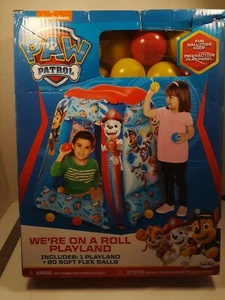 Paw Patrol PAW PLAYLAND inflatable Ball Pit with 20 Balls open box - Picture 1 of 3
