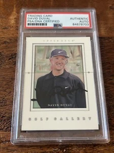 David Duval Signed Upper Deck Card Psa Dna Coa Slabbed Autographed PGA Golf - Picture 1 of 2