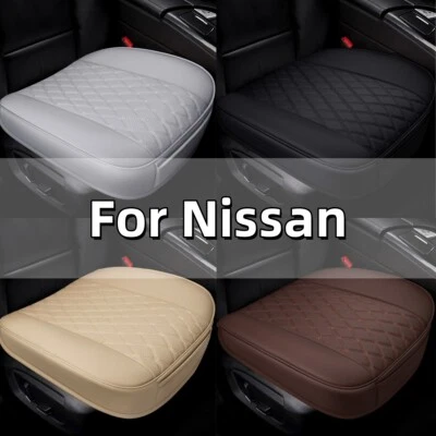 For Nissan Car Front Seat Cover Leather Half/Full Surround Cushion Protector Pad Foto 1 de 4