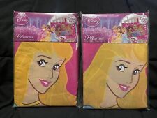 Disney Princess Pillowcase Lot Of Two 20” X 30”