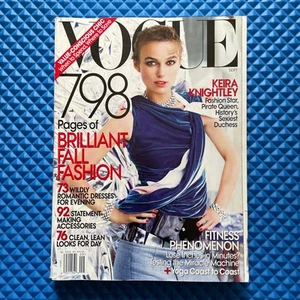 Vogue Magazine September 2008 Keira Knightley 798 Pages - Picture 1 of 2