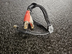 S-Video to BNC Splitter Cable - Mini DIN 4 Pin S-Video Male to 2 Dual BNC - Picture 1 of 7