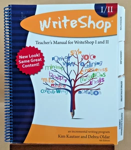 WriteShop Teacher's Manual I/II 4th Edition Spiral Bound Kautzer & Oldar - Picture 1 of 7