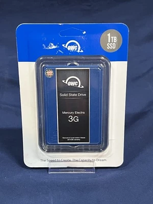 NEW OWC 1TB Mercury Electra 3G 2.5-inch Serial-ATA 7mm SSD Factory Sealed! - Image 1 of 2