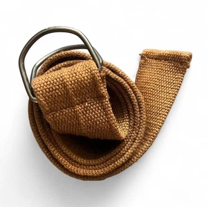 Cinturón de tela cargo estilo Y2K para hombre, tostado 44 pulgadas - Imagen 1 de 2