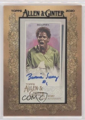2020 Topps Allen & Ginter's Mini Non-Baseball Auto Briana Scurry #MA-BSC Auto - Image 1 of 2
