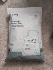 Motif Breastmilk Storage Bags, 8 Ounces, 100 Count, BPA Free, Sealed - Picture 1 of 2