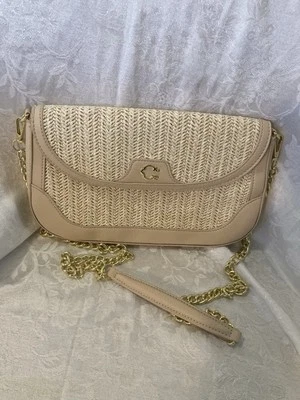 Bolso de Mano C Wonder Beige Paja Nuevo Sin Etiquetas Foto 1 de 4