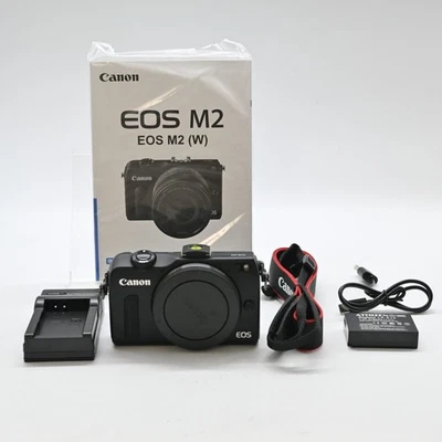 [Near Mint] Canon EOS M2 Digital Camera Body Black  - Image 1 of 4