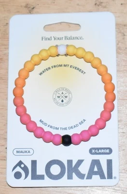 LOKAI: X-Large MAUKA Bracelet Mt Everest & Dead Sea FIND YOUR BALANCE - Image 1 of 2