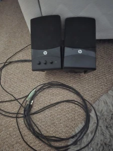 HP Multimedia High Quality Speaker Dual Stereo Desktop Laptop PC Speaker USB 12W - Afbeelding 1 van 4