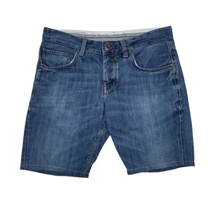 TOMMY HILFIGER Blue Denim Jeans Cotton Shorts Mens W32 - Picture 1 of 6