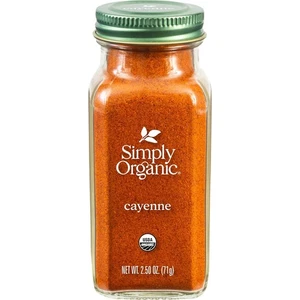 Simply Organic Cayenne Pepper, 2.89 Ounce, Pure, Ounce (Pack of 1)  - Picture 1 of 6