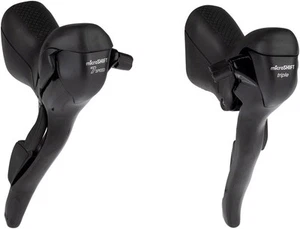 microSHIFT R7 Drop Bar Shift Lever Set - 3 x 7-Speed Short Reach - Picture 1 of 2