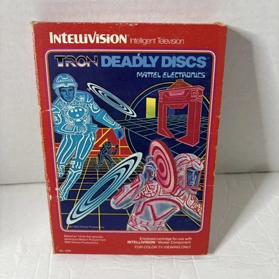 Tron Deadly Discs CIB (Mattel Intellivision, 1982) - Image 1 of 3