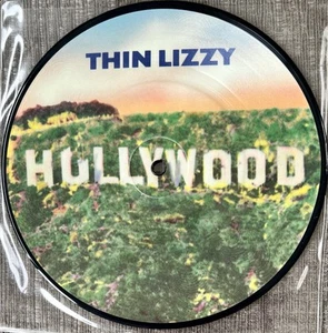 THIN LIZZY Hollywood 1981 UK 7" PICTURE DISC LIZ-PD-10 NearMint - Picture 1 of 2