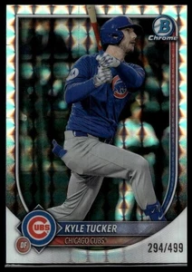 2025 Bowman Chrome Kyle Tucker Geometric Chicago Cubs #57 (294/499) - Picture 1 of 2