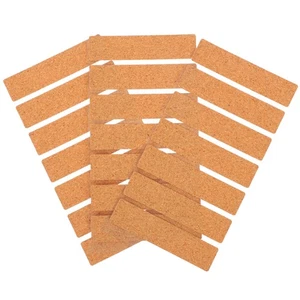 21 Pcs Kabeletikettaufkleber Kabelanhänger Aus Kork Beschreibbare Etiketten - Afbeelding 1 van 12
