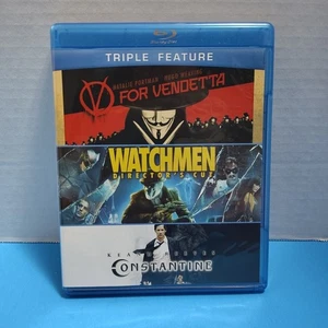 V for Vendetta / Watchmen / Constantine (Blu-ray, 2005) - Picture 1 of 4