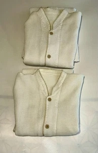 Waffle Japanese Hotel Housecoats (Set of two) - Picture 1 of 3