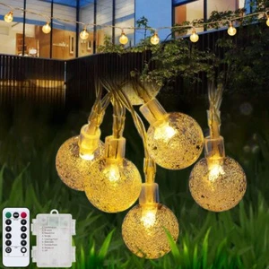 Christmas String Lights Tree Battery Operated 10ft 30LED for Garden Decoration - Picture 1 of 28