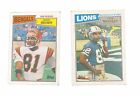 1987 Topps Football Small Lot Of 2 Card